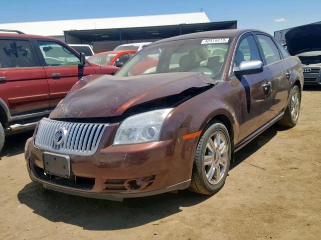 1MEHM42W69G633119 - 2009 MERCURY SABLE PREM BURGUNDY photo 2