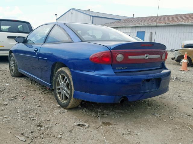 1G1JH12F237285874 - 2003 CHEVROLET CAVALIER L BLUE photo 3