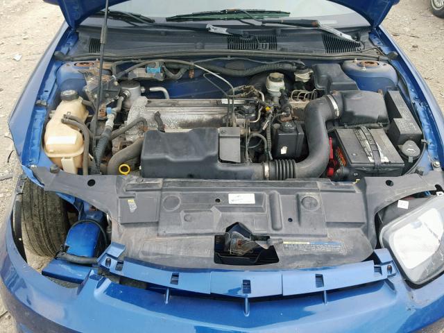 1G1JH12F237285874 - 2003 CHEVROLET CAVALIER L BLUE photo 7