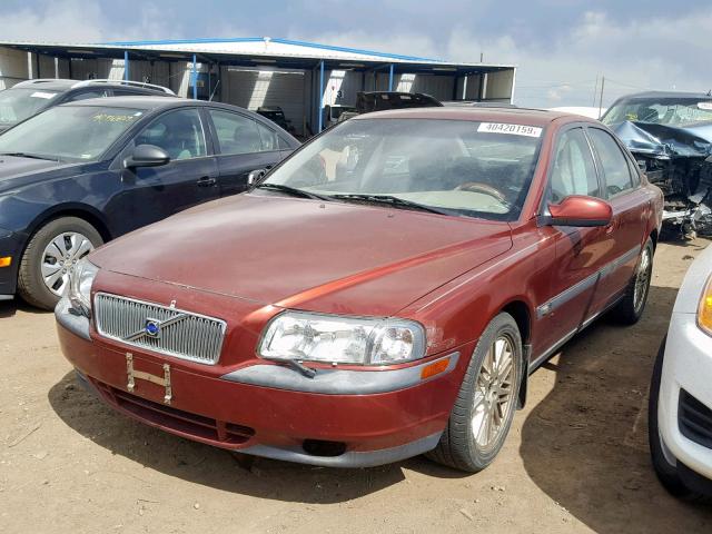 YV1TS94D911184269 - 2001 VOLVO S80 RED photo 2