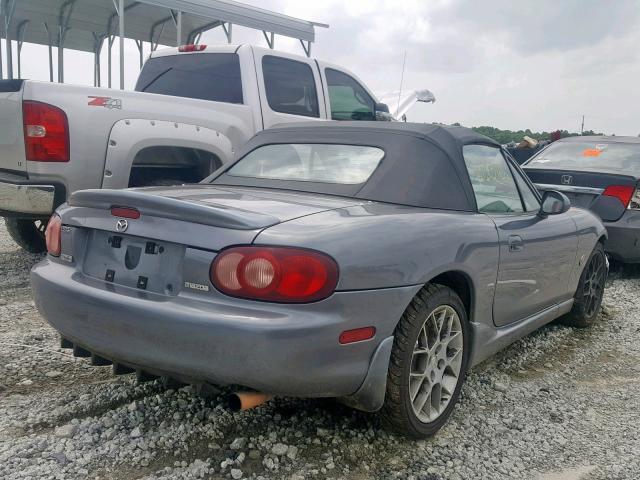 JM1NB353720225393 - 2002 MAZDA MX-5 MIATA GRAY photo 4