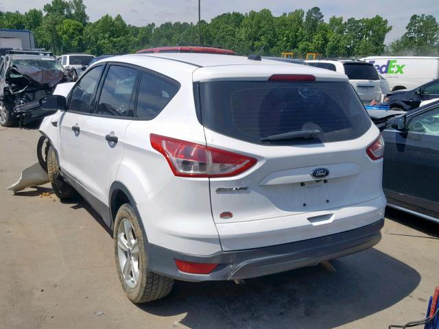 1FMCU0F79EUE33429 - 2014 FORD ESCAPE S WHITE photo 3