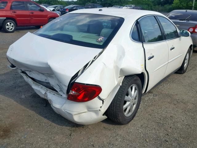 2G4WC562451226685 - 2005 BUICK LACROSSE C WHITE photo 4