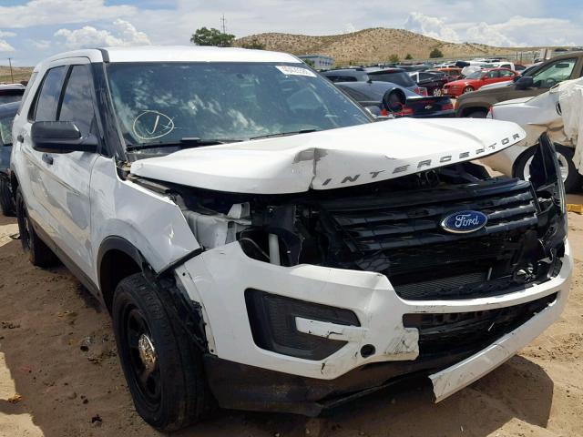 1FM5K8AT4HGD44419 - 2017 FORD EXPLORER P WHITE photo 1