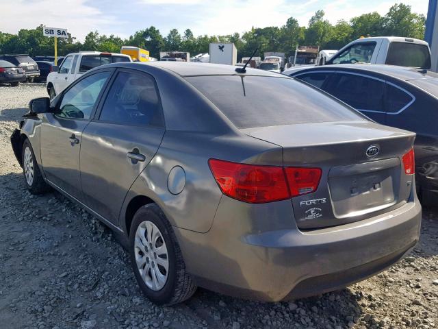 KNAFU4A2XB5362880 - 2011 KIA FORTE EX CHARCOAL photo 3