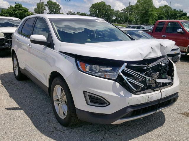 2FMPK3J80HBB10633 - 2017 FORD EDGE SEL WHITE photo 1