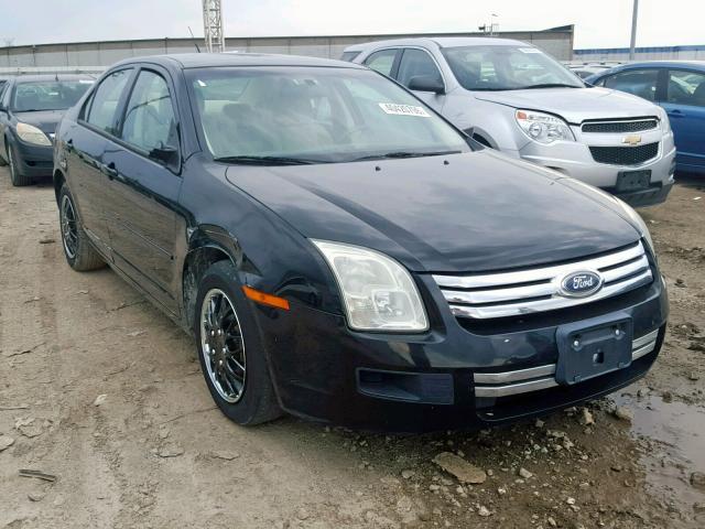 3FAHP06Z98R221747 - 2008 FORD FUSION S BLACK photo 1