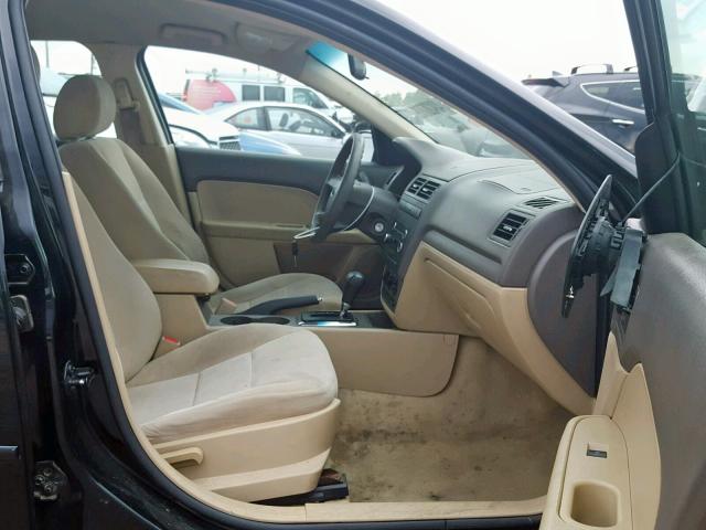 3FAHP06Z98R221747 - 2008 FORD FUSION S BLACK photo 5