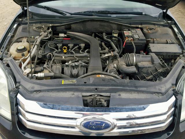 3FAHP06Z98R221747 - 2008 FORD FUSION S BLACK photo 7