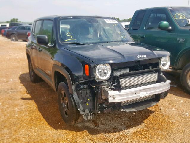 ZACCJBAB1JPJ01160 - 2018 JEEP RENEGADE S BLACK photo 1