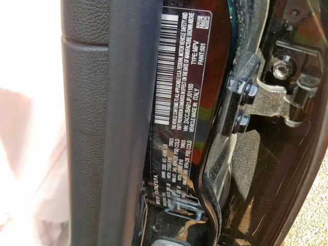 ZACCJBAB1JPJ01160 - 2018 JEEP RENEGADE S BLACK photo 10