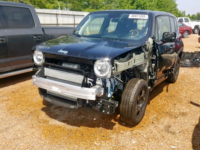 ZACCJBAB1JPJ01160 - 2018 JEEP RENEGADE S BLACK photo 2