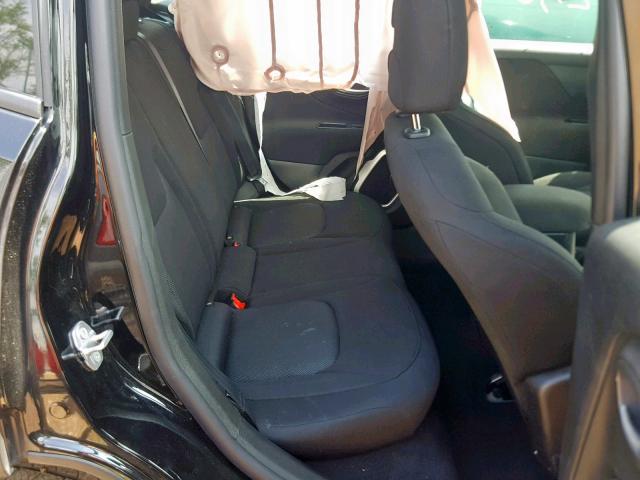 ZACCJBAB1JPJ01160 - 2018 JEEP RENEGADE S BLACK photo 6