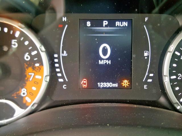 ZACCJBAB1JPJ01160 - 2018 JEEP RENEGADE S BLACK photo 8