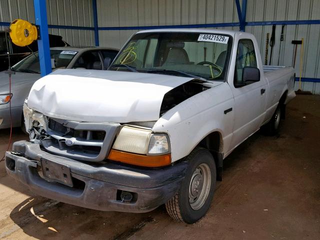 1FTYR10C9XUA36930 - 1999 FORD RANGER WHITE photo 2