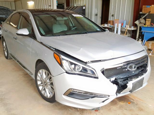 5NPE34AFXFH015740 - 2015 HYUNDAI SONATA SPO SILVER photo 1