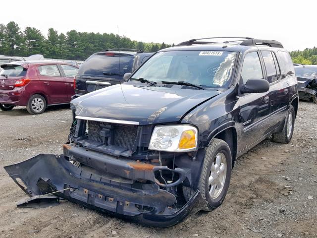 1GKET16S666111982 - 2006 GMC ENVOY XL BLACK photo 2