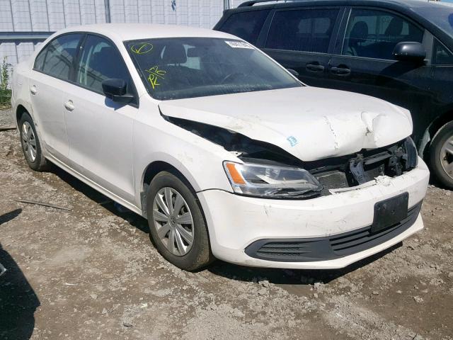 3VW2K7AJXDM454940 - 2013 VOLKSWAGEN JETTA BASE WHITE photo 1