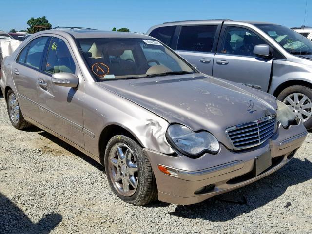 WDBRF84J84F460211 - 2004 MERCEDES-BENZ C 320 4MAT SILVER photo 1