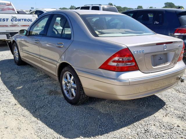 WDBRF84J84F460211 - 2004 MERCEDES-BENZ C 320 4MAT SILVER photo 3