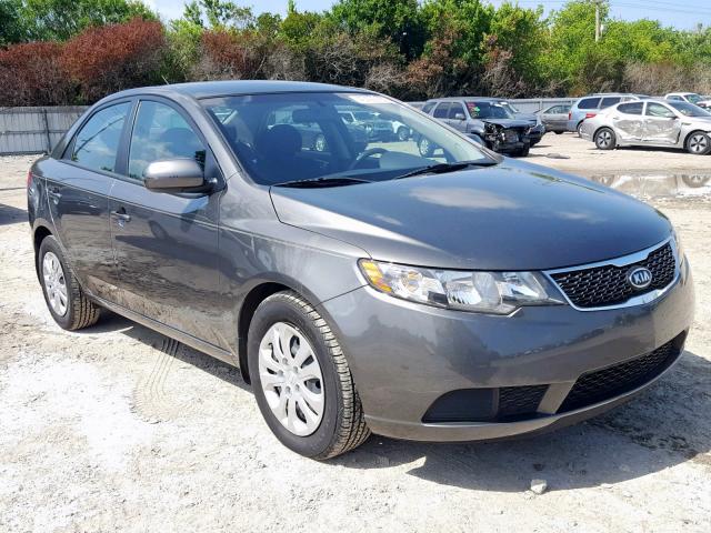 KNAFU4A27D5724408 - 2013 KIA FORTE EX CHARCOAL photo 1