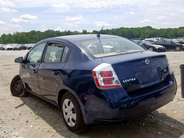 3N1AB61E97L724989 - 2007 NISSAN SENTRA 2.0 BLUE photo 3