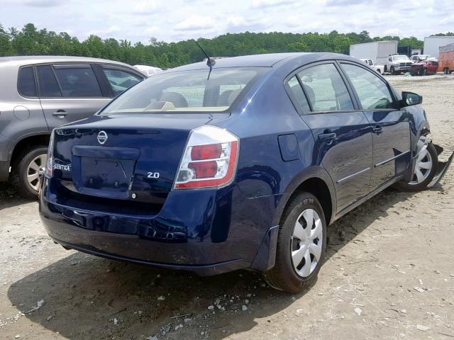 3N1AB61E97L724989 - 2007 NISSAN SENTRA 2.0 BLUE photo 4