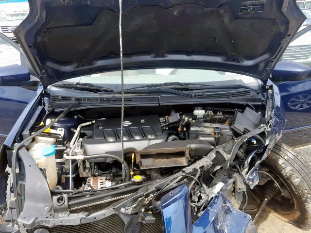 3N1AB61E97L724989 - 2007 NISSAN SENTRA 2.0 BLUE photo 7