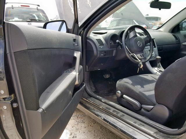 JTKDE167580271976 - 2008 TOYOTA SCION TC შავი ფოტო 9