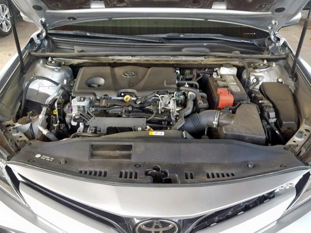 4T1B11HK6JU502955 - 2018 TOYOTA CAMRY L SILVER photo 7