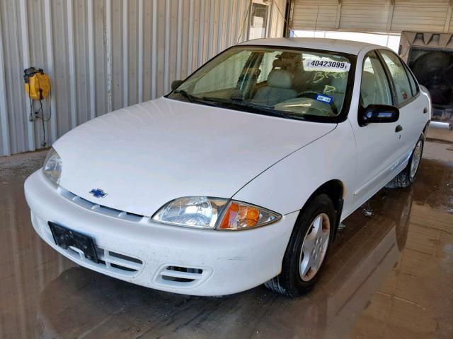 1G1JC524217273189 - 2001 CHEVROLET CAVALIER B WHITE photo 2