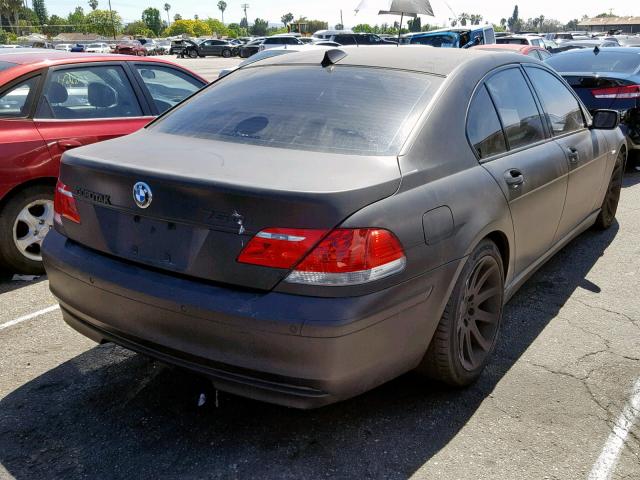 WBAHL83586DT05504 - 2006 BMW 750 I BLACK photo 4