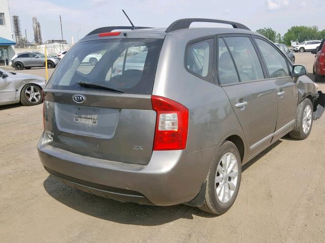 KNAHH8A80A7308239 - 2010 KIA RONDO EX GRAY photo 4