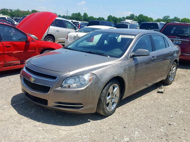1G1ZC5EB5AF228542 - 2010 CHEVROLET MALIBU 1LT 棕色 照片 2