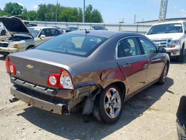 1G1ZC5EB5AF228542 - 2010 CHEVROLET MALIBU 1LT 棕色 照片 4