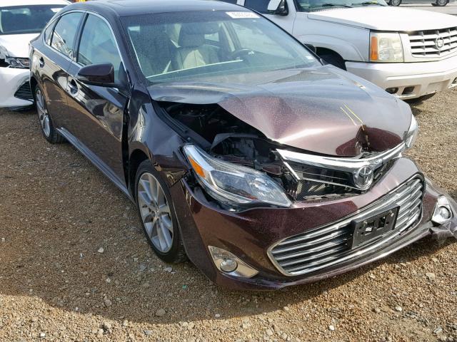 4T1BK1EB0EU129838 - 2014 TOYOTA AVALON BAS BURGUNDY photo 1