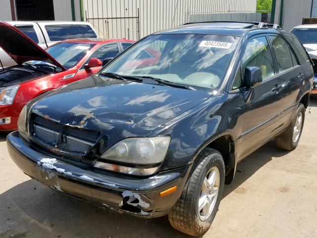 JT6GF10U1Y0068073 - 2000 LEXUS RX BLACK photo 2