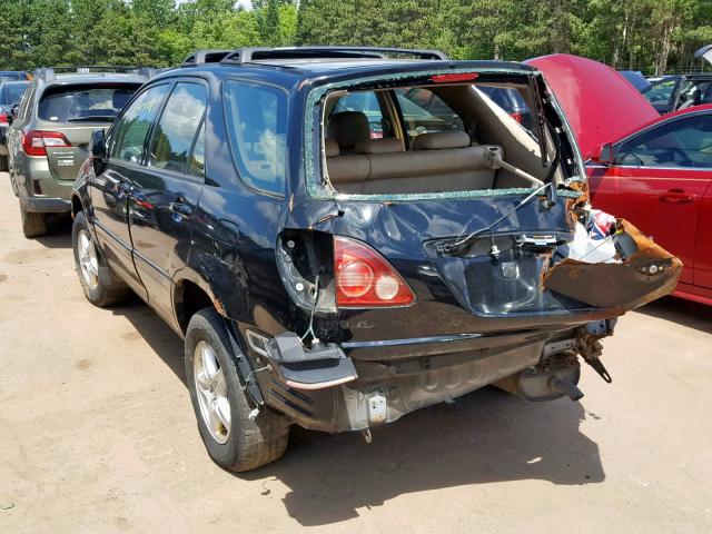 JT6GF10U1Y0068073 - 2000 LEXUS RX BLACK photo 3