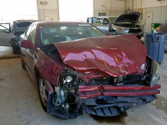2G2WP522241199519 - 2004 PONTIAC GRAND PRIX RED photo 1