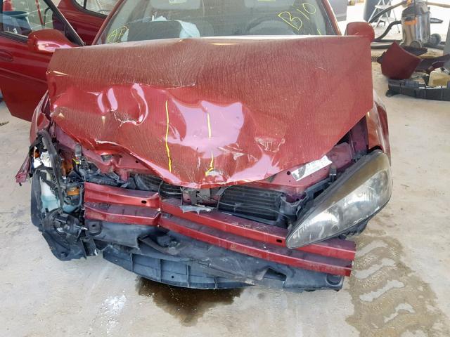 2G2WP522241199519 - 2004 PONTIAC GRAND PRIX RED photo 9