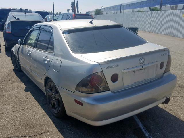 JTHBD192330073969 - 2003 LEXUS IS 300 GRAY photo 3