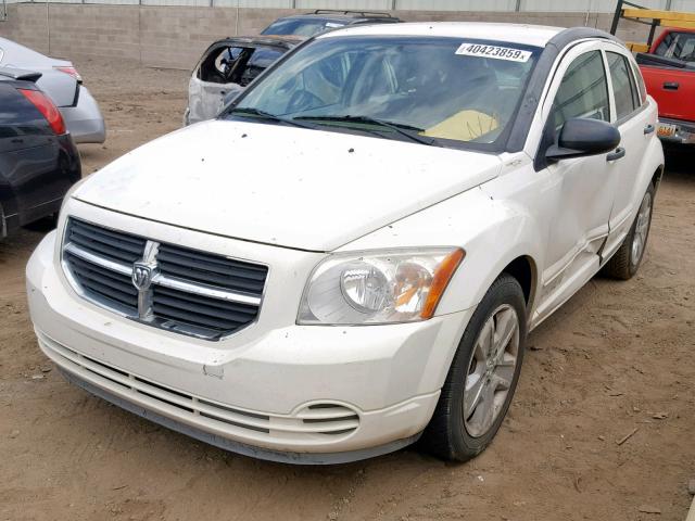 1B3HB48B37D403629 - 2007 DODGE CALIBER SX WHITE photo 2