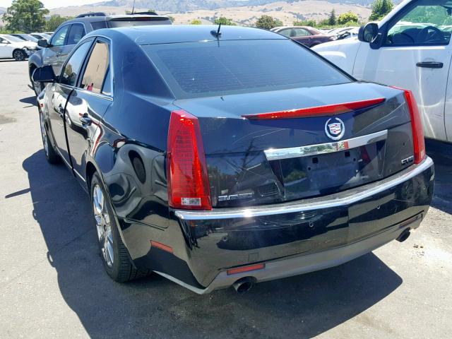 1G6DV57V080206970 - 2008 CADILLAC CTS HI FEA BLACK photo 3