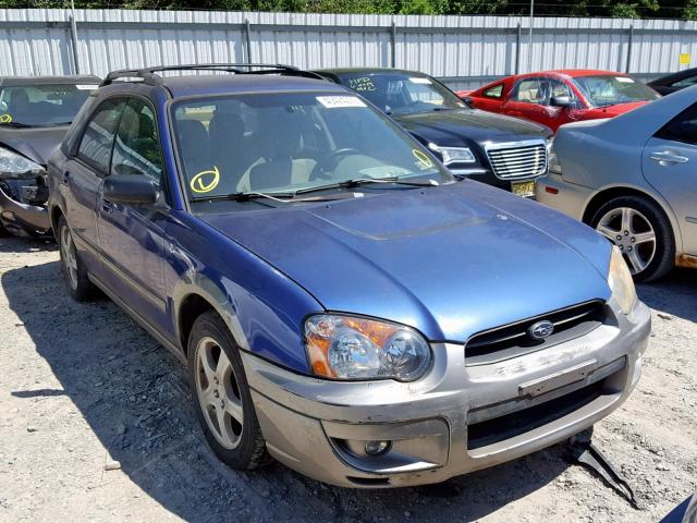 JF1GG68544H814324 - 2004 SUBARU IMPREZA OU BLUE photo 1