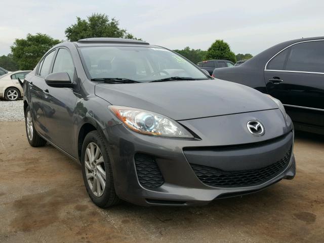 JM1BL1V78C1539069 - 2012 MAZDA 3 I GRAY photo 1