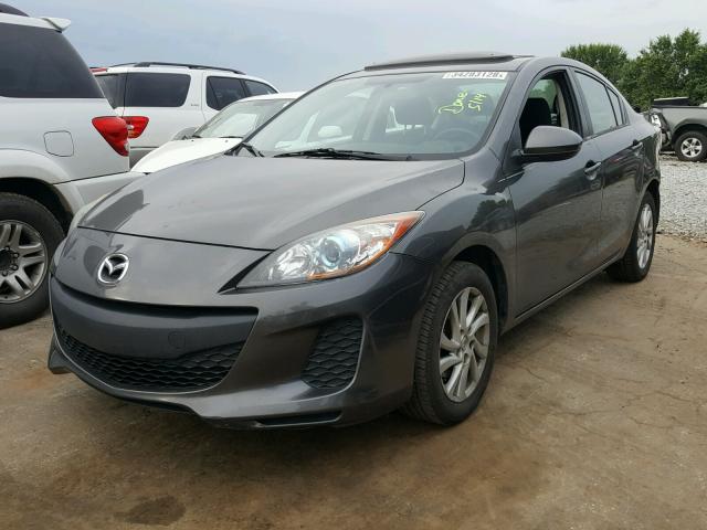 JM1BL1V78C1539069 - 2012 MAZDA 3 I GRAY photo 2