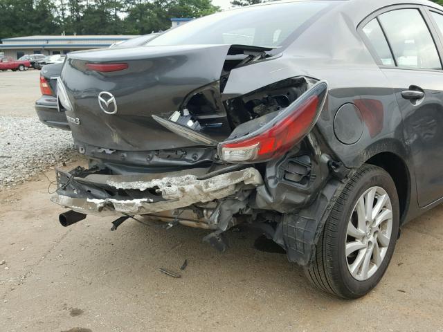 JM1BL1V78C1539069 - 2012 MAZDA 3 I GRAY photo 9