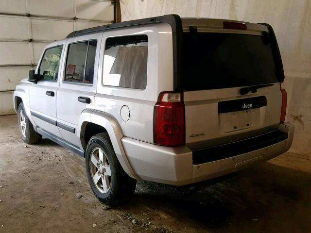 1J8HG48K56C173637 - 2006 JEEP COMMANDER 银色 照片 3