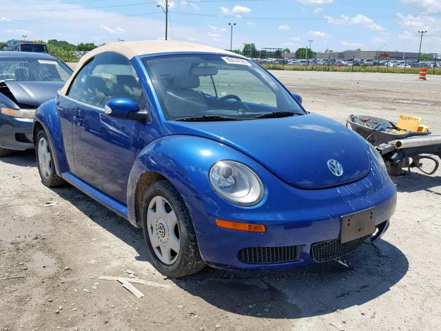 3VWRF31Y28M404595 - 2008 VOLKSWAGEN NEW BEETLE Mavi foto 1