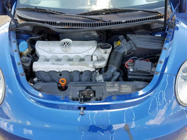 3VWRF31Y28M404595 - 2008 VOLKSWAGEN NEW BEETLE Mavi foto 7